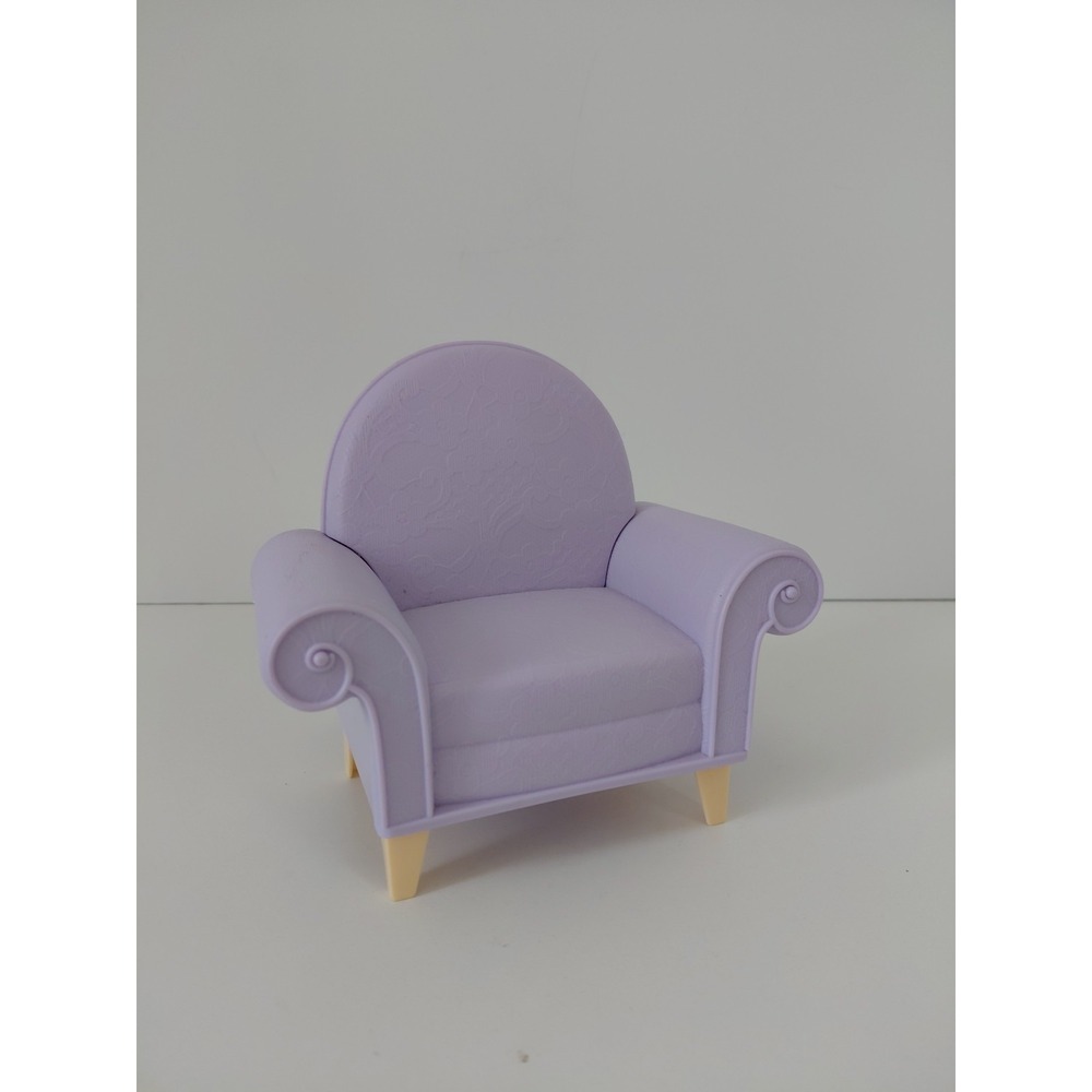 Mattel Barbie  Furniture Nursery Sofa Light Purple Lavender VTG‎
